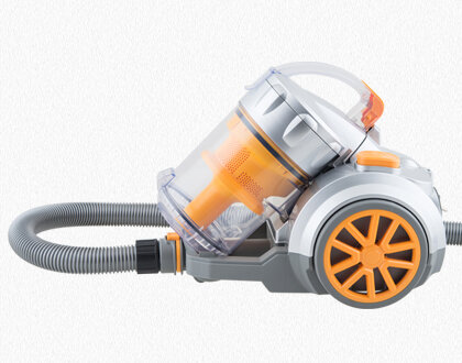 HUGO BEUTELLOSER STAUBSAUGER TC34 ORANGE