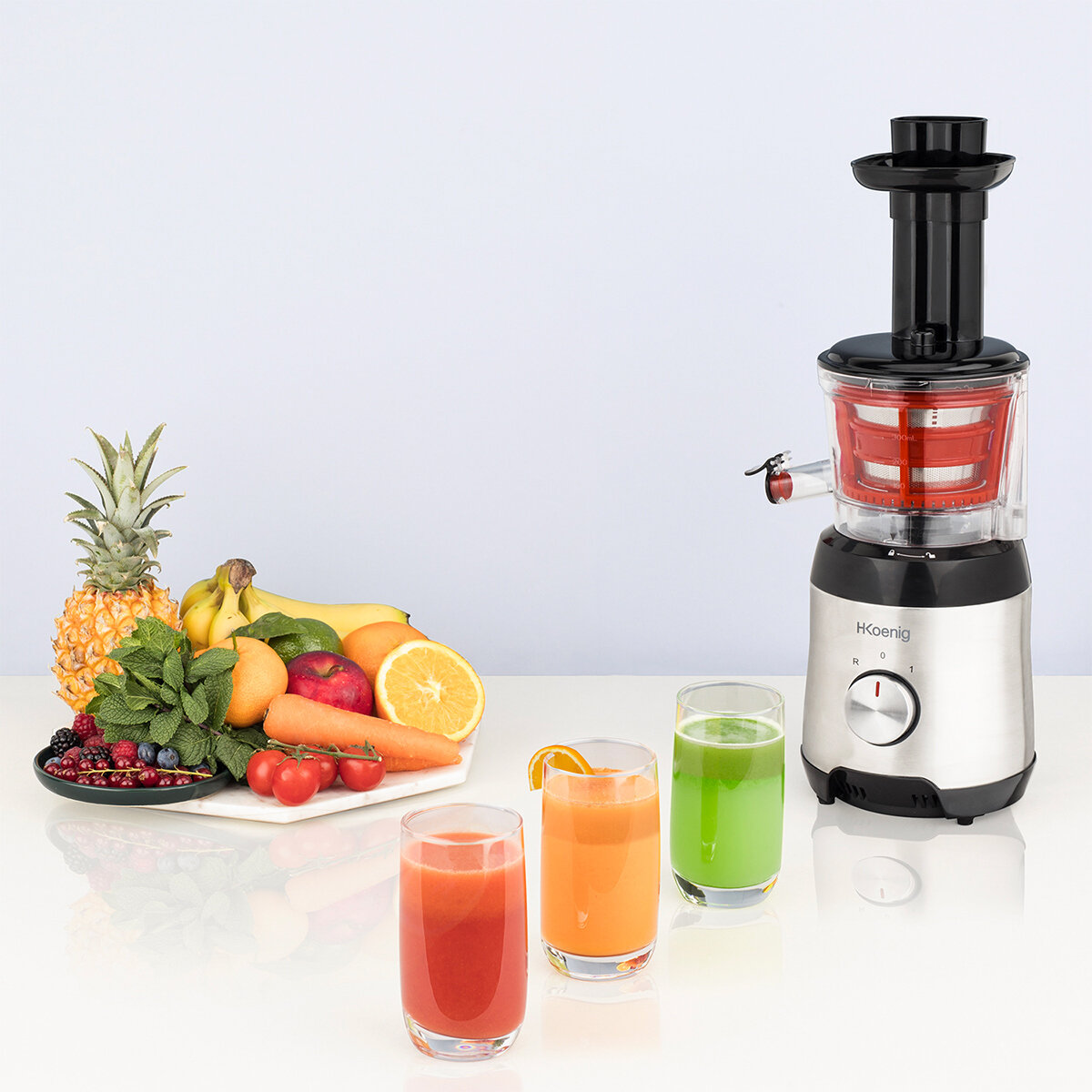 Produkte > Frühstück > COMPACT'ONE ENTSAFTER SLOW JUICER GSX10 Koenig